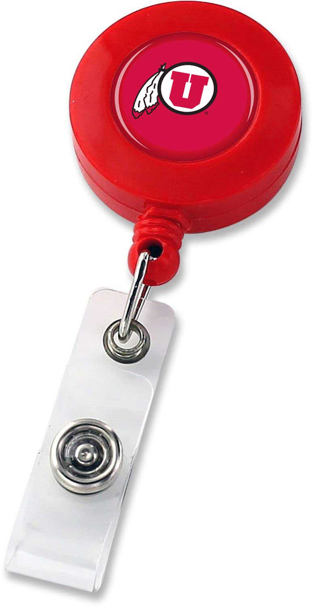 Utah Utes (RED) Retractable Badge Holder (NE) Ccp-Bh-862-23