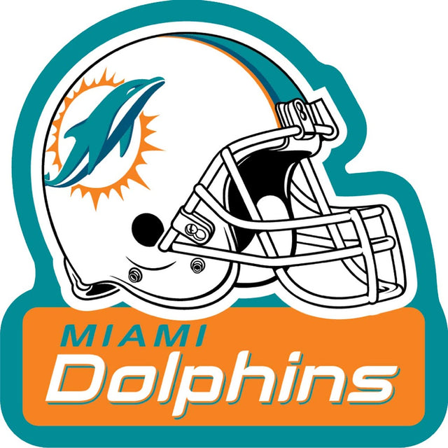 Imán con el logotipo del casco de los Miami Dolphins -MG-1067-09