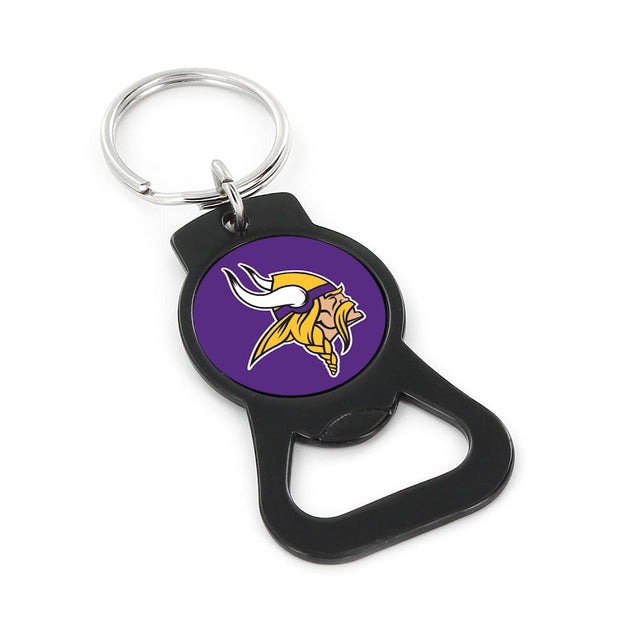 Minnesota Vikings (BLACK) Bottle Opener Keychain -BK-702-21-BK