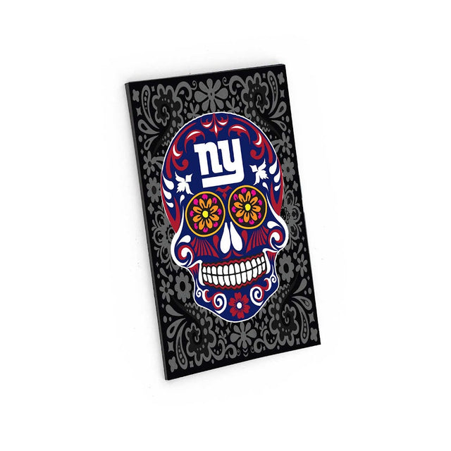 Imán con diseño de calavera de azúcar de los New York Giants -MG-1188-23