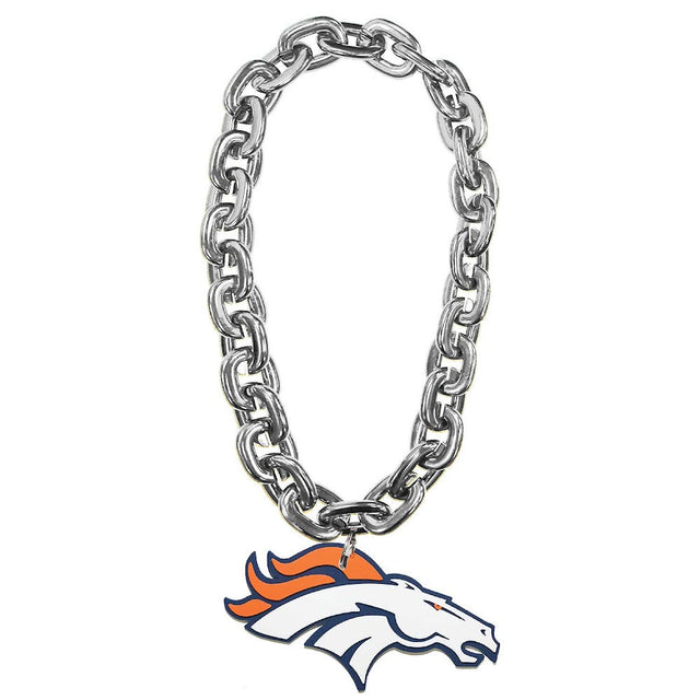 Cadena para ventiladores de los Denver Broncos (SILVER) -FF-590-04-SV