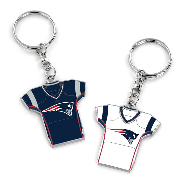 New England Patriots Reversible Home/Away Jersey Keychain -KT-1084-10