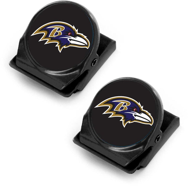 Clip magnético para notas de los Baltimore Ravens, paquete de 2 -MG-1135-31