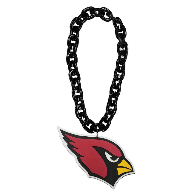 Cadena para fanáticos de los Cardenales de Arizona (NEGRA) -FF-590-25-BK