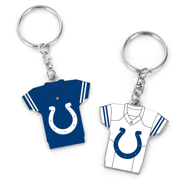 Llavero reversible de la camiseta local/visitante de los Indianapolis Colts -KT-1084-06