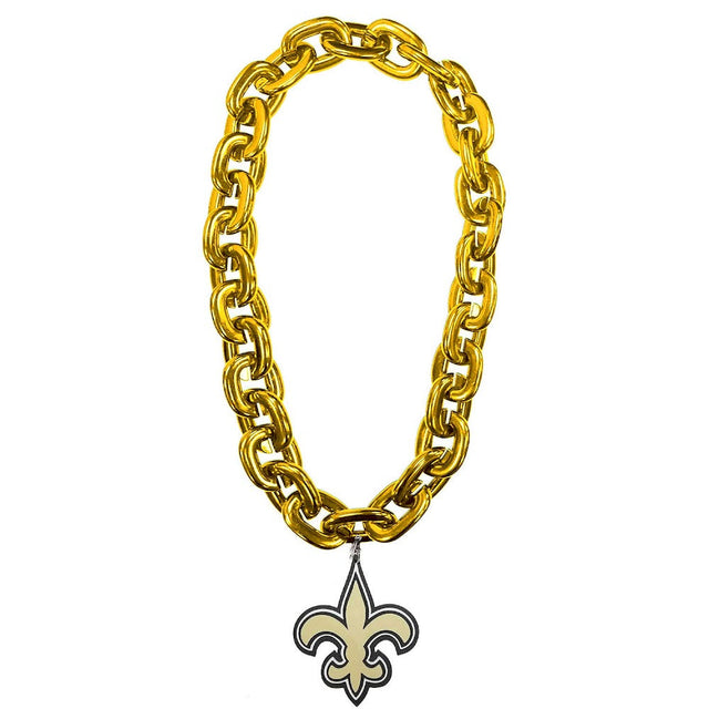 Cadena para fanáticos de los New Orleans Saints (GOLD) -FF-590-22-GD