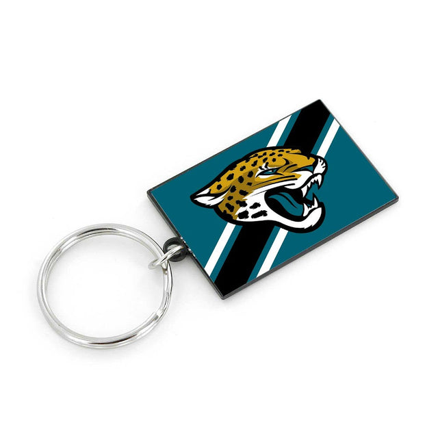 Llavero con rayas de los Jacksonville Jaguars -KT-1189-30