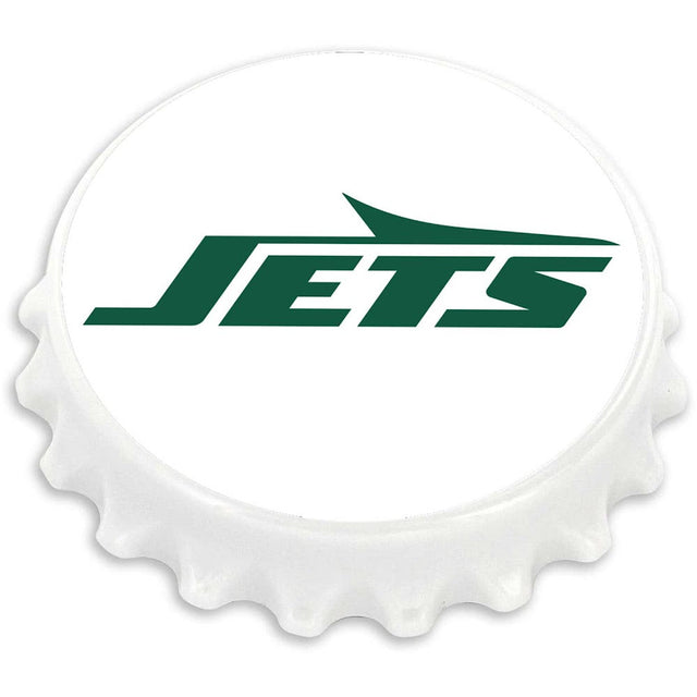 Imán destapador de botellas con forma de tapa de botella de los New York Jets (OC) -MG-831-11