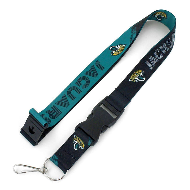 Cordón con diseño de degradado cruzado de los Jacksonville Jaguars -LN-602-30