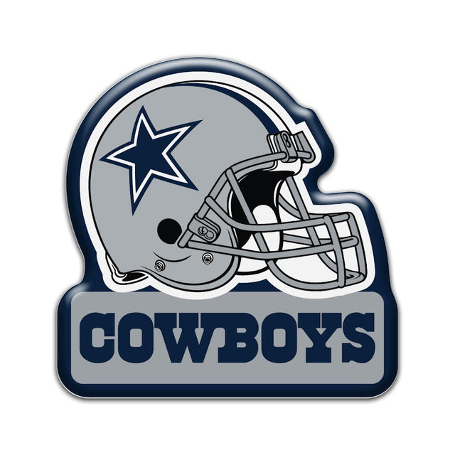 Imán de 3" con forma de casco de fútbol de los Dallas Cowboys -MG-1067-17