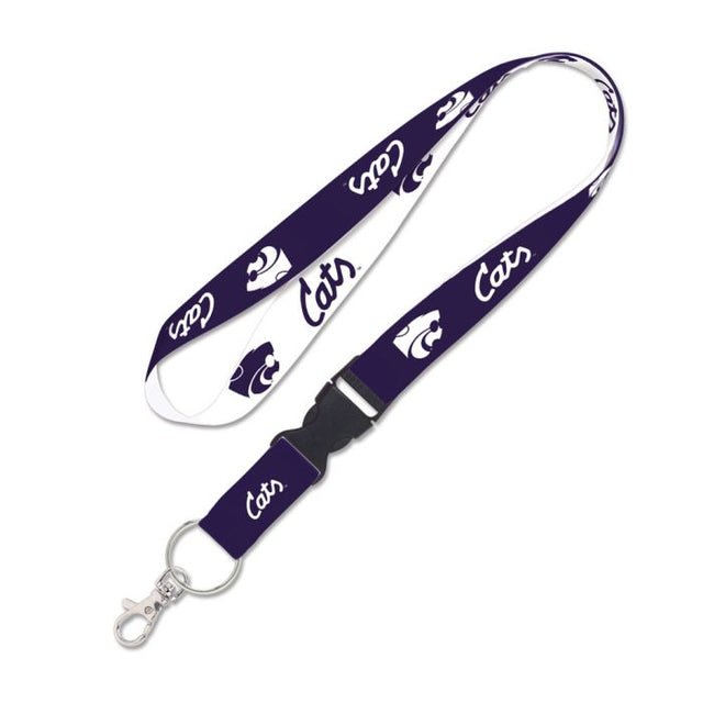 Cordón de los Kansas State Wildcats con hebilla desmontable de 1"