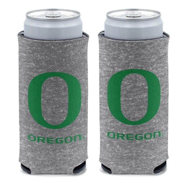 Oregon Ducks HEATHERED 12 oz Slim Can Cooler