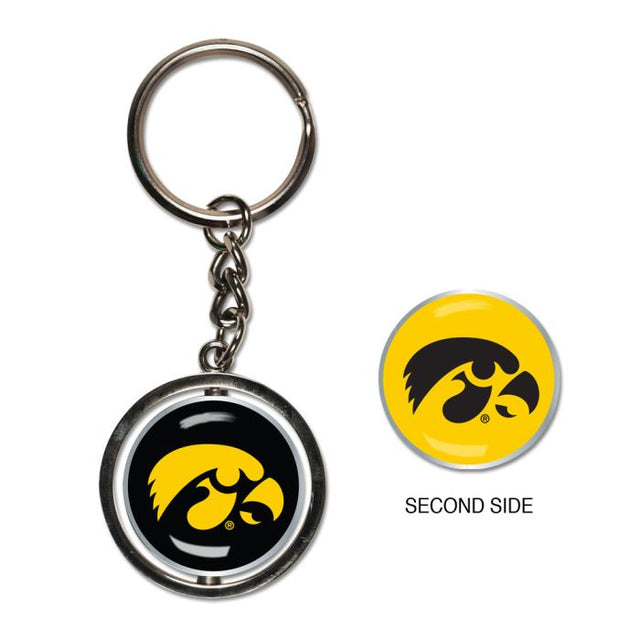 Iowa Hawkeyes Spinner Key Ring