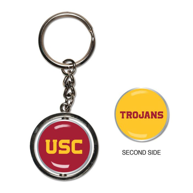 USC Trojans Spinner Key Ring