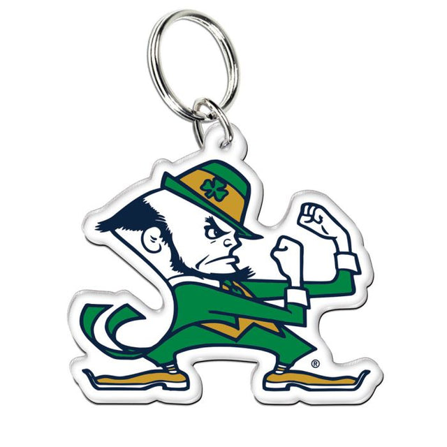 Llavero acrílico premium de Notre Dame Fighting Irish