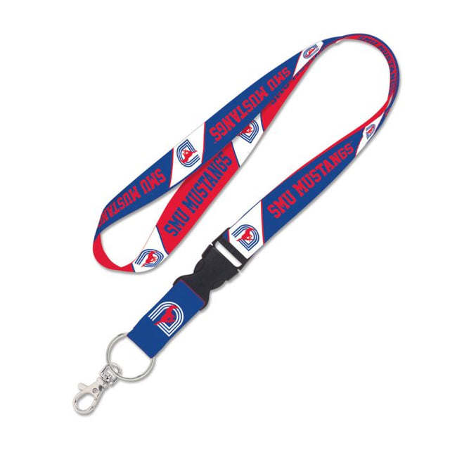 Southern Methodist Mustangs Lanyard w/detachable buckle 1"