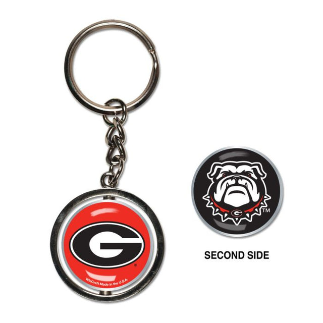 Georgia Bulldogs Spinner Key Ring