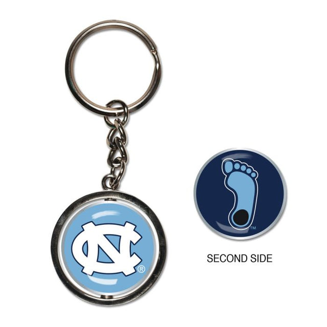 North Carolina Tar Heels Spinner Key Ring