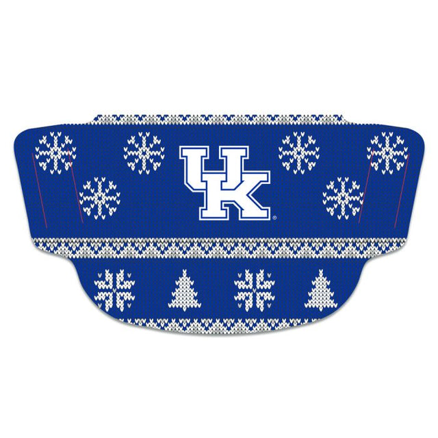 Kentucky Wildcats / Ugly Sweater Ugly Sweater Máscara de fanático Cubrebocas