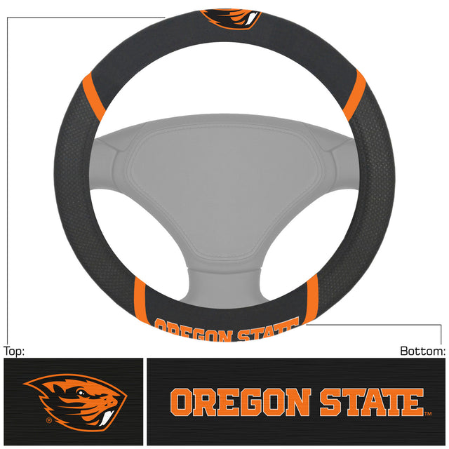 Funda para volante de Oregon State Beavers con malla y costura