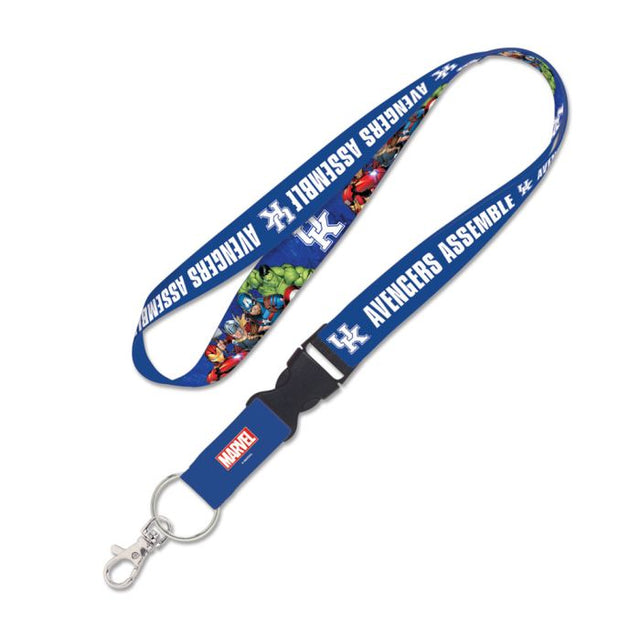 Kentucky Wildcats / Marvel (c) 2021 MARVEL Lanyard w/detachable buckle 1"