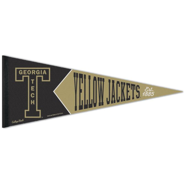 Georgia Tech Yellow Jackets /College Vault Premium Pennant 12" x 30"