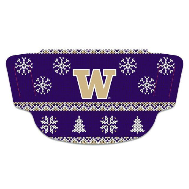 Washington Huskies / Suéter feo Suéter feo Máscara de fanático Cubre cara