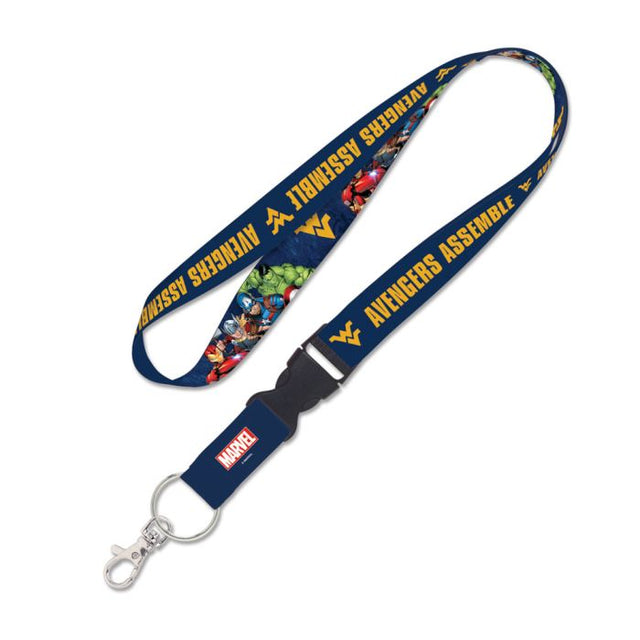 West Virginia Mountaineers / Marvel (c) 2021 MARVEL Lanyard w/detachable buckle 1"