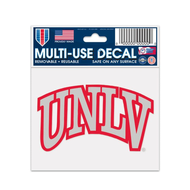 Calcomanía multiusos de UNLV Rebels de 3" x 4"