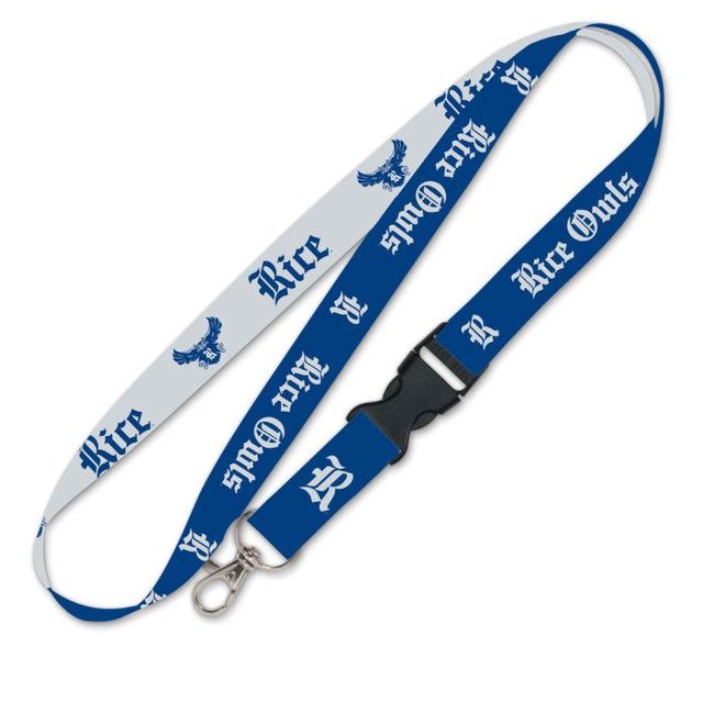 Rice Owls Lanyard w/detach. buckle 3/4"