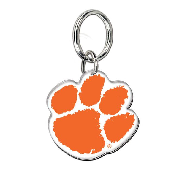 Llavero acrílico premium de los Clemson Tigers