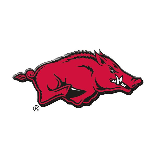 Imán acrílico premium de Arkansas Razorbacks en cartón