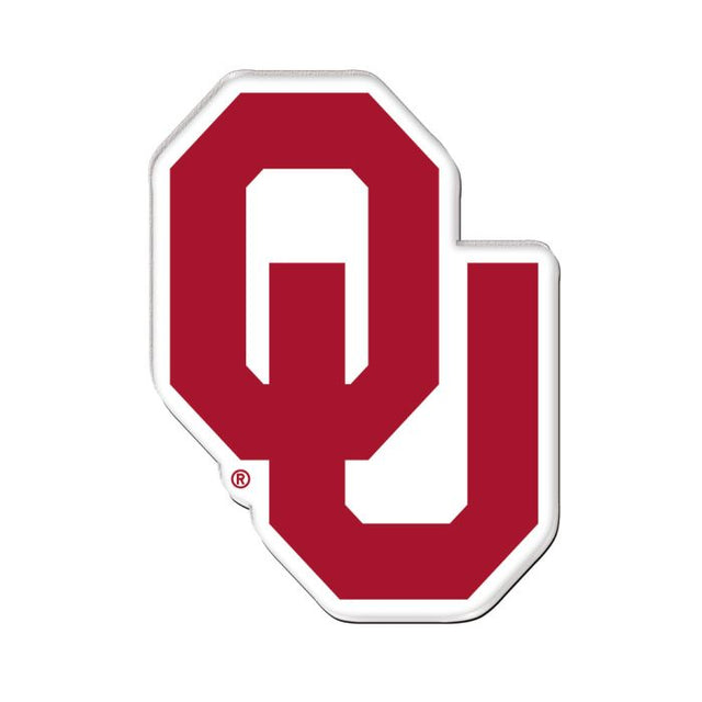 Imán acrílico premium de Oklahoma Sooners en cartón