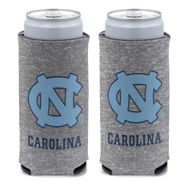 Enfriador de latas delgado de 12 oz con diseño de tar Heels de Carolina del Norte HEATHERED