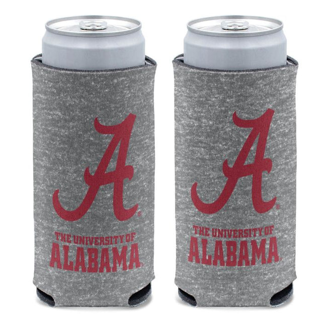 Enfriador de latas delgado de 12 oz con diseño jaspeado de Alabama Crimson Tide