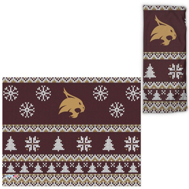 Texas State Bobcats / Ugly Sweater Ugly Sweater Fan Wraps