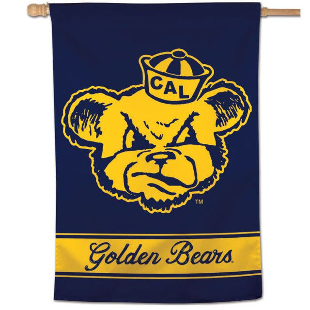 Bandera vertical de los California Golden Bears/College Vault de 28" x 40"