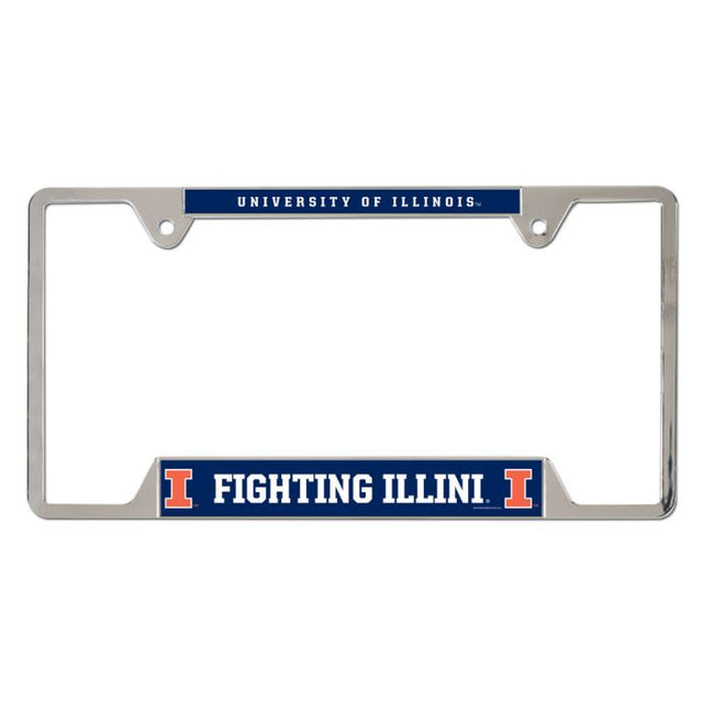 Illinois Fighting Illini Metal License Plate Frame