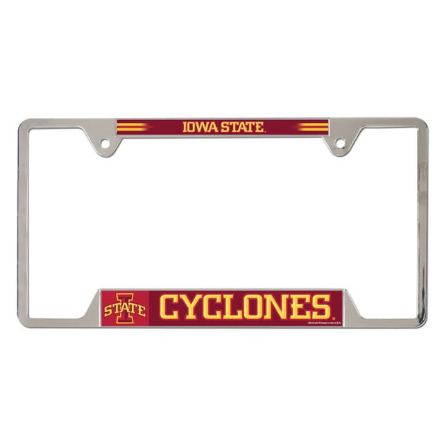 Marco para matrícula de metal de Iowa State Cyclones