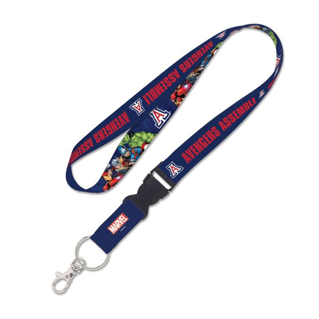 Arizona Wildcats / Marvel (c) 2021 MARVEL Lanyard w/detachable buckle 1"