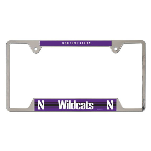 Northwestern Wildcats Metal License Plate Frame