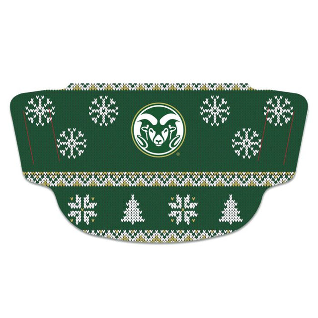 Colorado State Rams / Ugly Sweater Ugly Sweater Fan Mask Face Covers