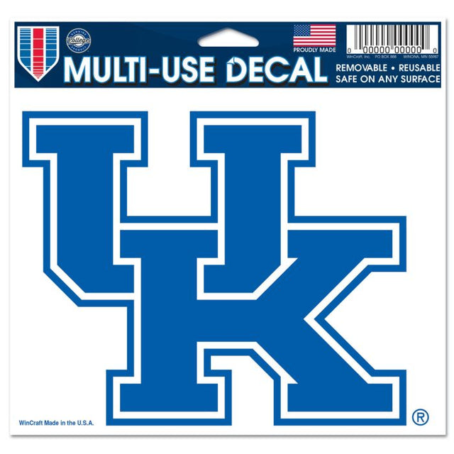 Kentucky Wildcats Multi-Use Decal -Clear Bckrgd 5" x 6"