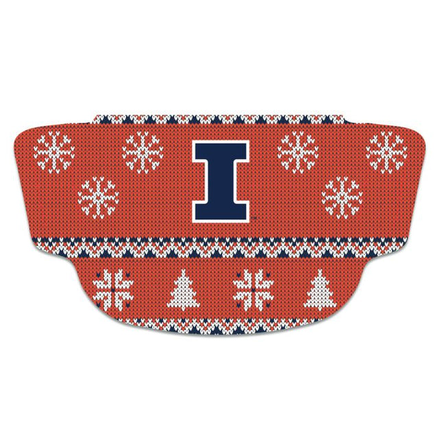 Illinois Fighting Illini / Ugly Sweater Ugly Sweater Fan Mask Face Covers