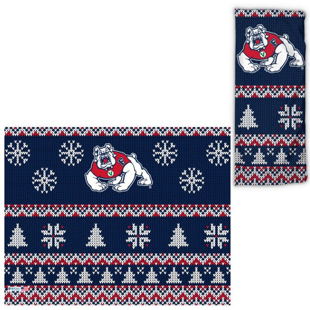 弗雷斯诺州立斗牛犬队 / Ugly Sweater Ugly Sweater 球迷披肩