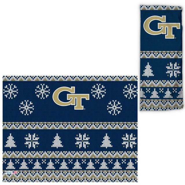 Georgia Tech Yellow Jackets / Ugly Sweater Ugly Sweater Fan Wraps