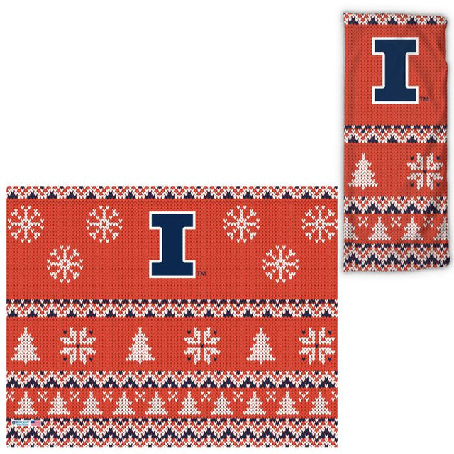 Illinois Fighting Illini / Ugly Sweater Ugly Sweater Fan Wraps