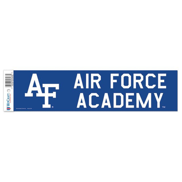 Tira de parachoques de los Air Force Falcons de 3" x 12"