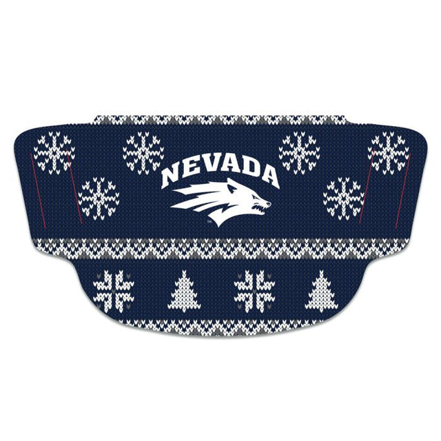 Nevada Wolf Pack / Littlest Fan MLB Ugly Sweater Fan Mask Face Covers