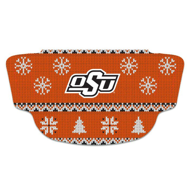 Oklahoma State Cowboys / Littlest Fan MLB Ugly Sweater Fan Mask Face Covers